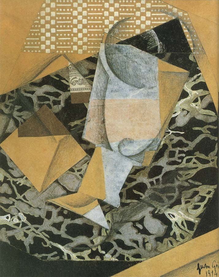 Juan Gris Tobacco and cup